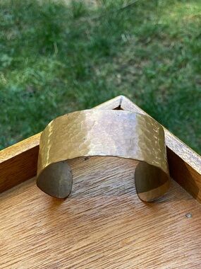 Hammered Copper Cuff Bracelet